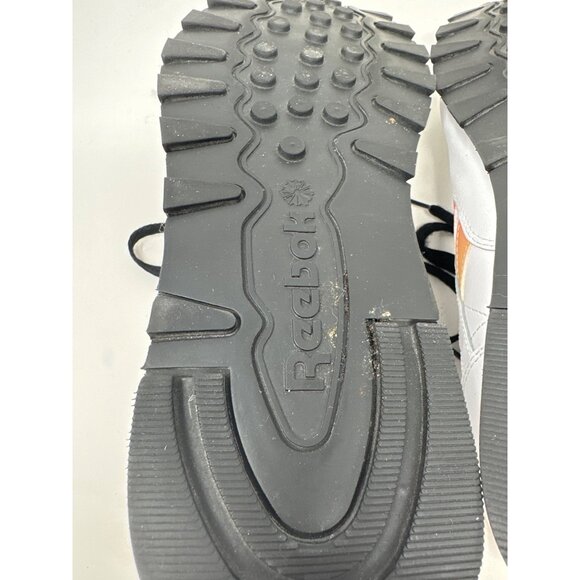 Reebok Classic Pride Edition Sneakers White W/ Rainbow Stripes Men's Size 8 - Picture 14 of 14